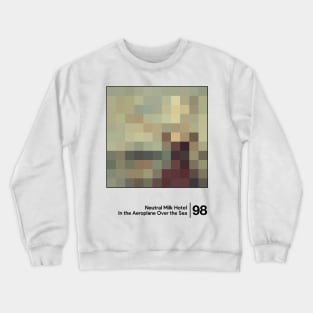 In the Aeroplane Over the Sea / Minimal Style Graphic Artwork Crewneck Sweatshirt